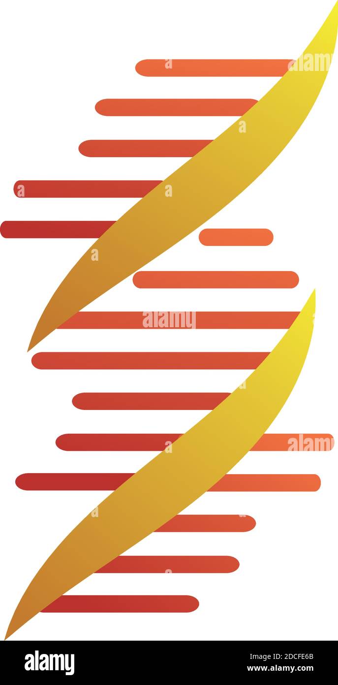 dna molecule structure isolated icon vector illustration design Stock ...