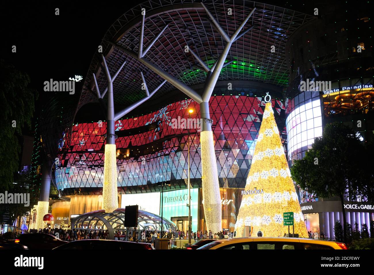 Christmas Theme Park Stock Photo