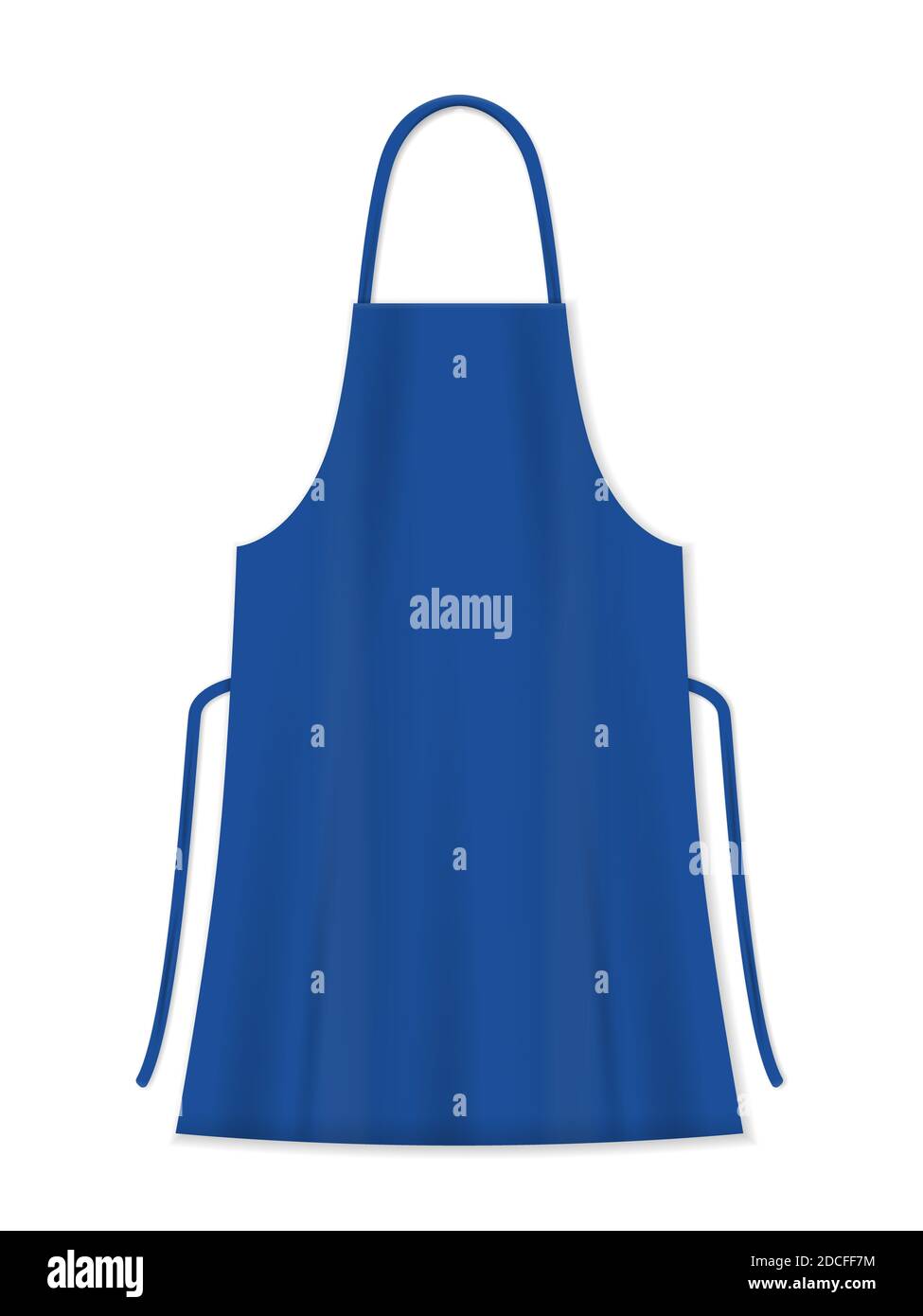 Kitchen apron on a white background. Vector illustration Stock Photo ...