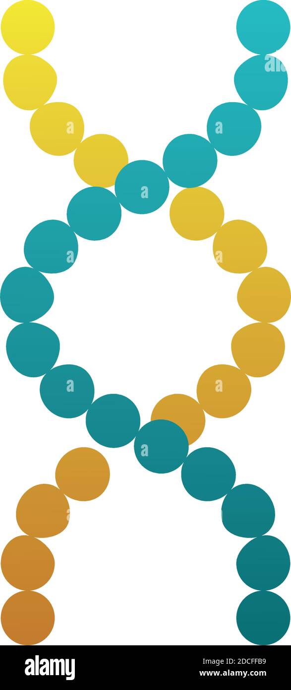 dna molecule structure isolated icon vector illustration design Stock ...