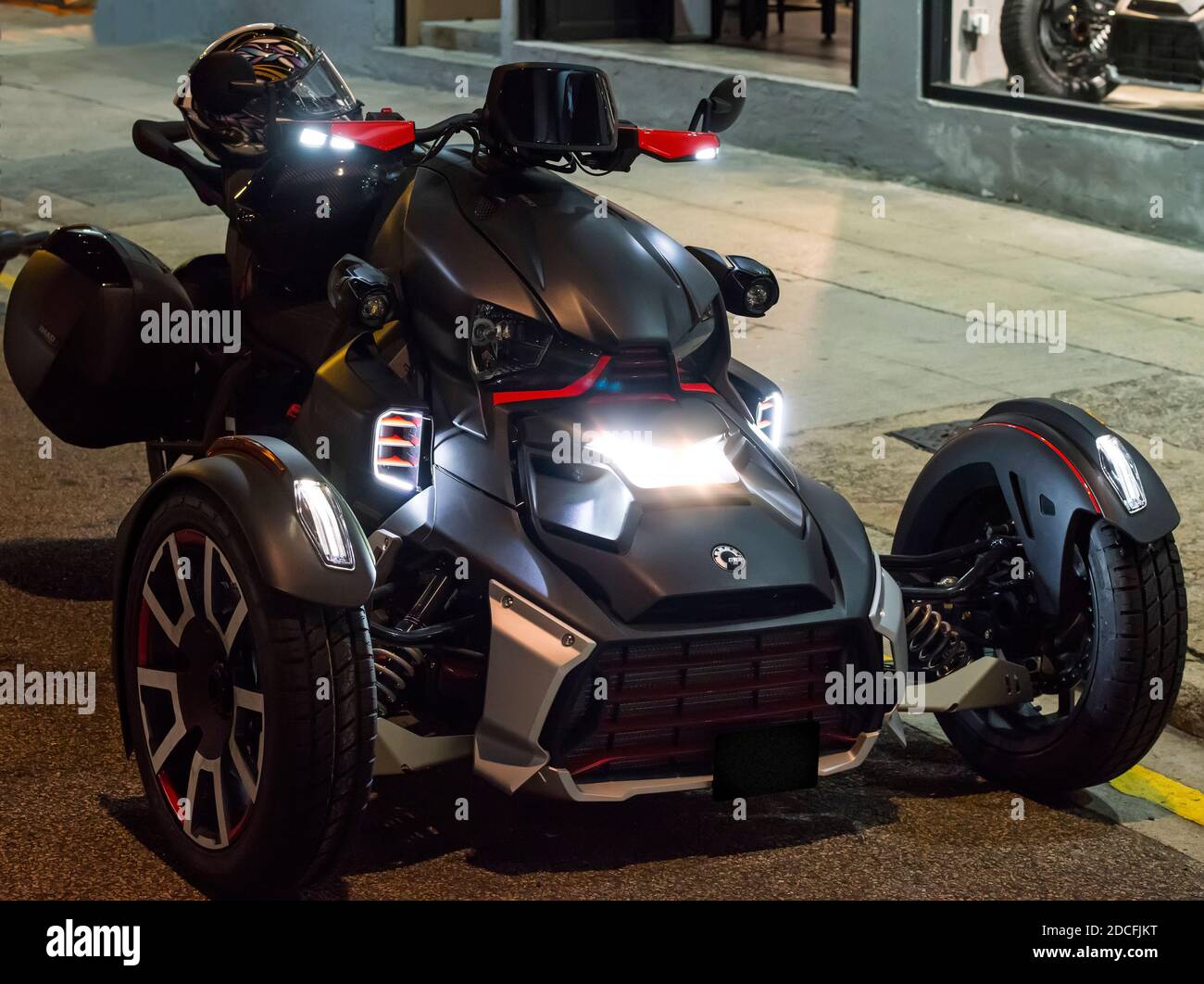 Exotic motorcycle shop, Hong Kong, China Stock Photo Alamy