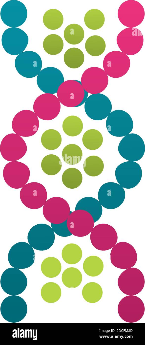 dna molecule structure isolated icon vector illustration design Stock ...