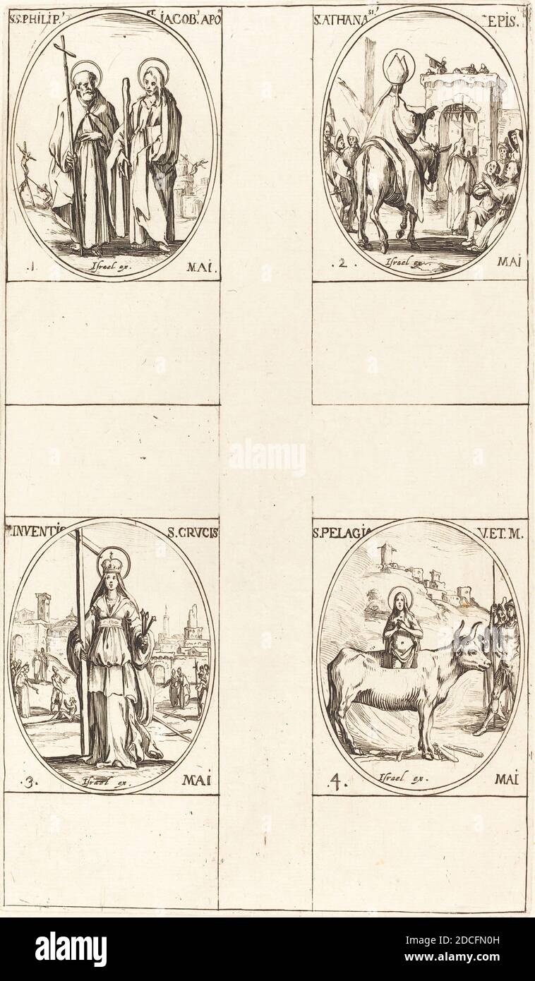 Jacques Callot, (artist), French, 1592 1635, St. Philip and James the