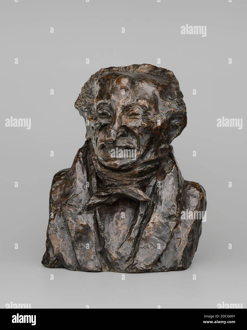 Honoré Daumier, (artist), French, 1808 - 1879, Alexandre-Simon Pataille, model c. 1832/1835, cast 1929/1950, bronze, overall: 16.8 x 13.3 x 10.8 cm (6 5/8 x 5 1/4 x 4 1/4 in Stock Photo