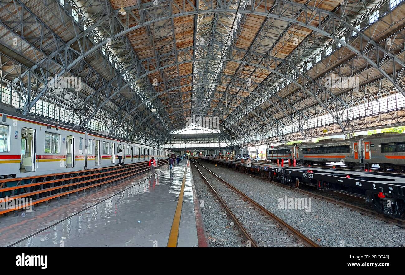 Stasiun Tanjung Priok Railway Station Heritage Building In Jakarta 