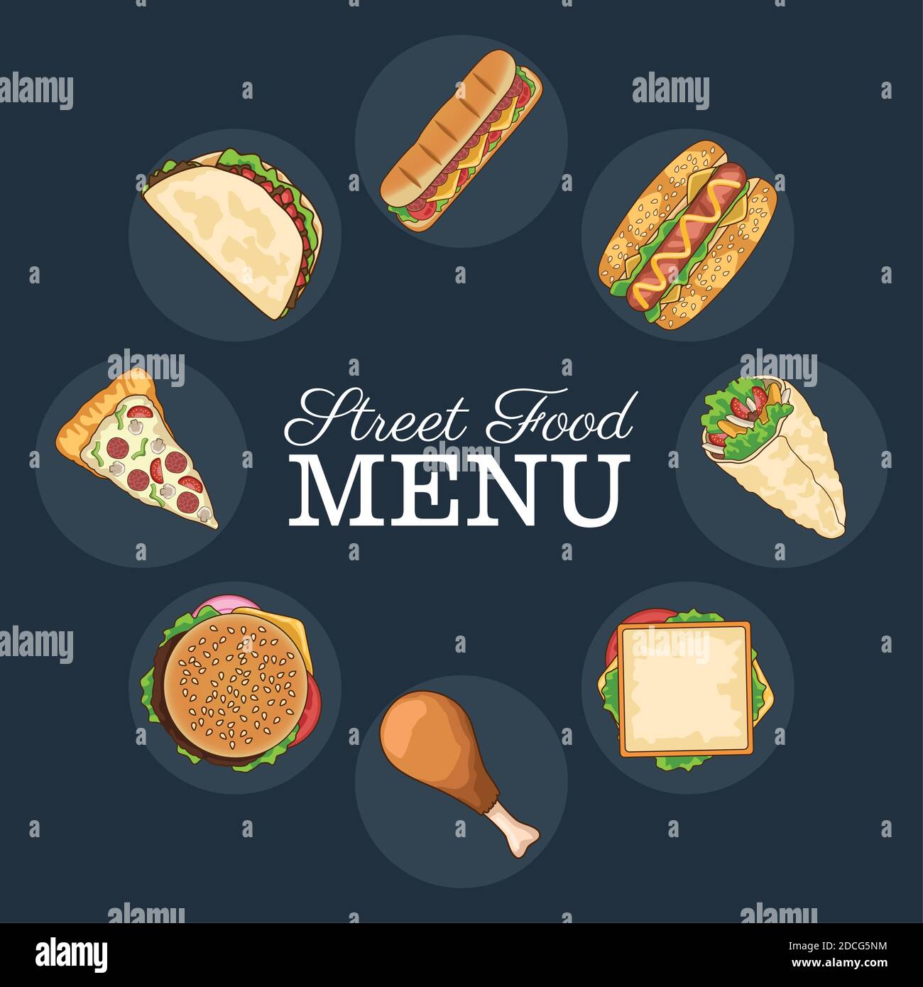 delicious fast food menu around of lettering vector illustration design ...