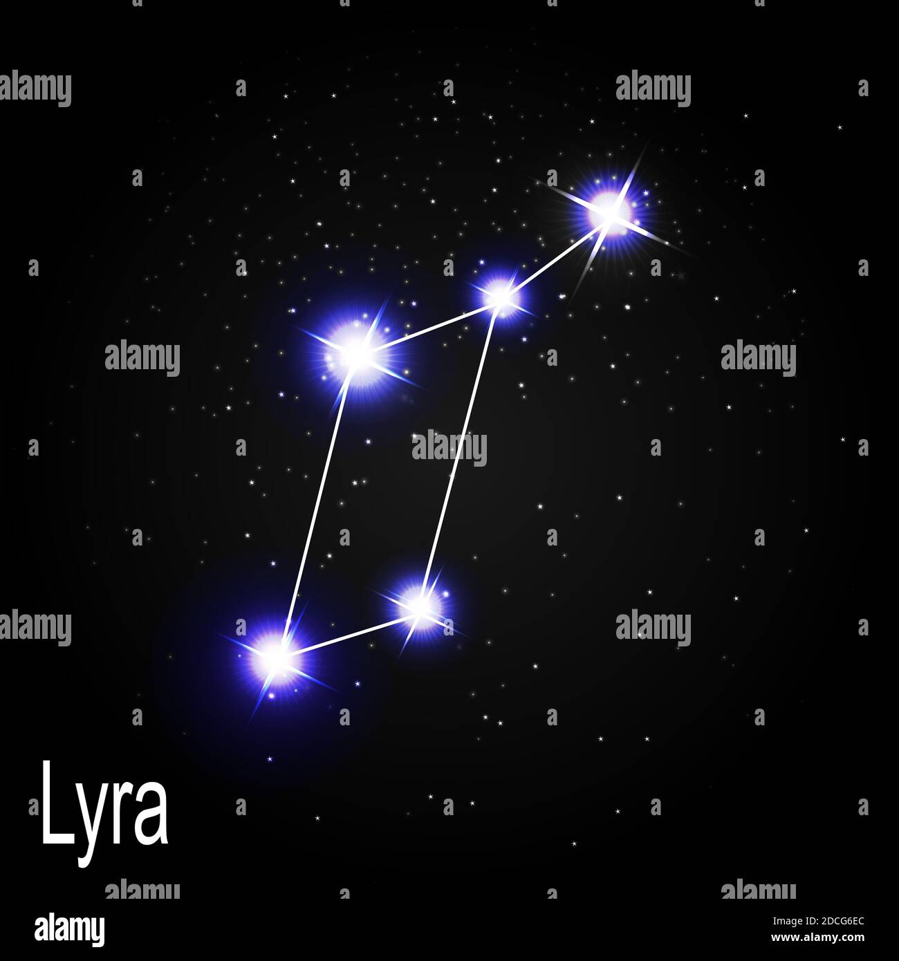 Lyra constellation hi-res stock photography and images - Alamy