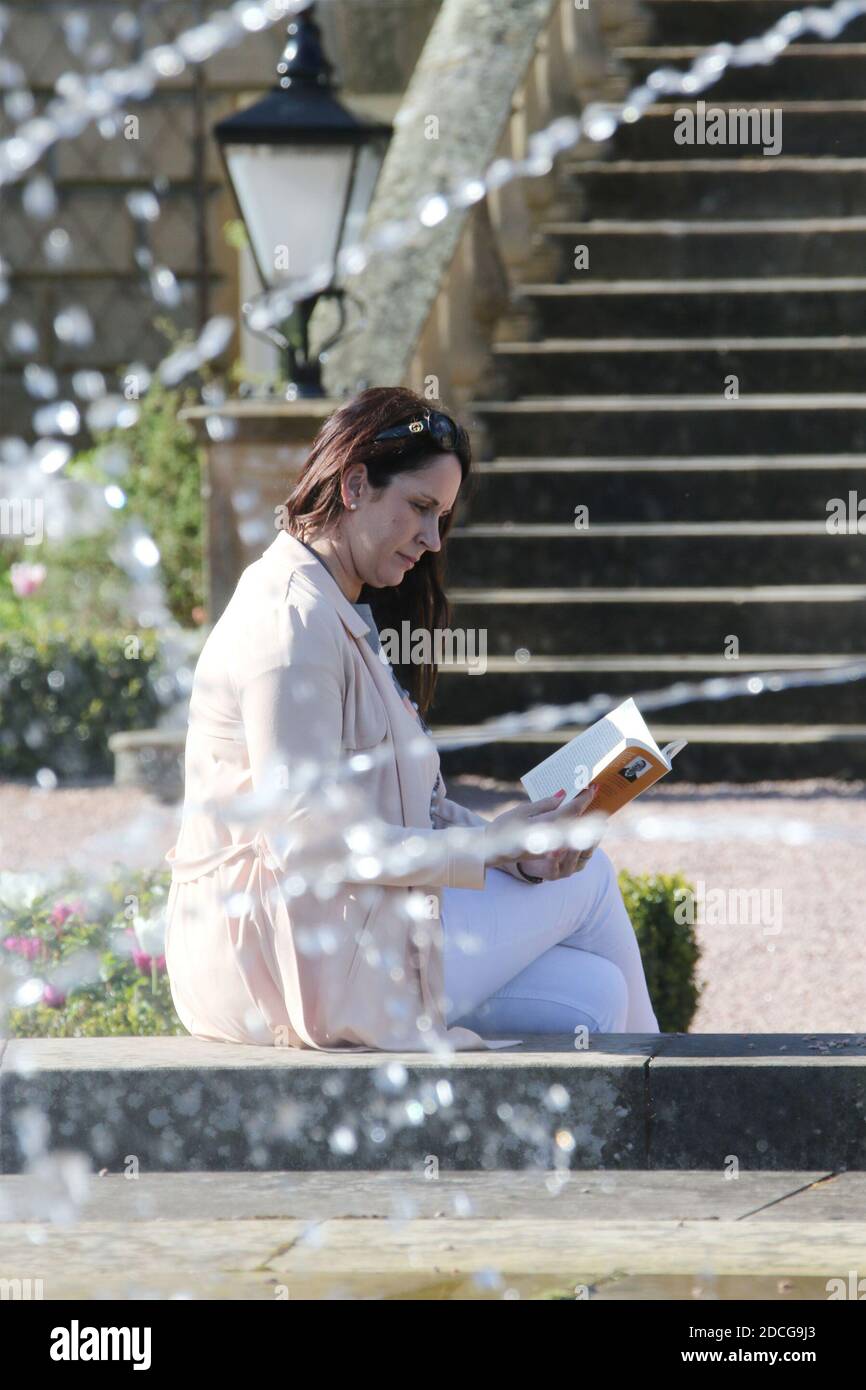 Dumfries House, Ayrshire, Scotland, UK . Boswell Book festival a white