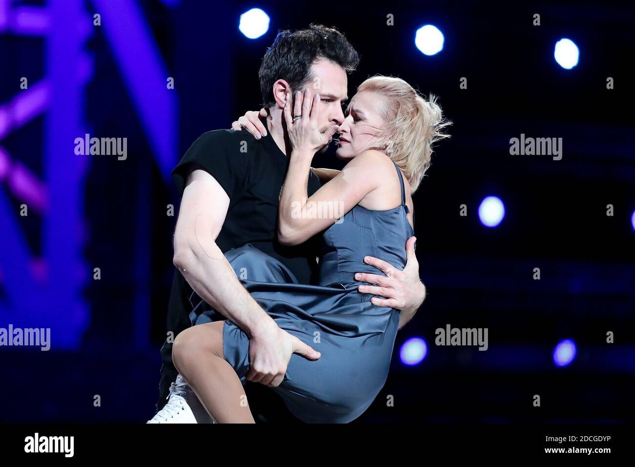 November 21, 2020. Moscow, Russia, TV show ‘Ice Age’ for First chanel