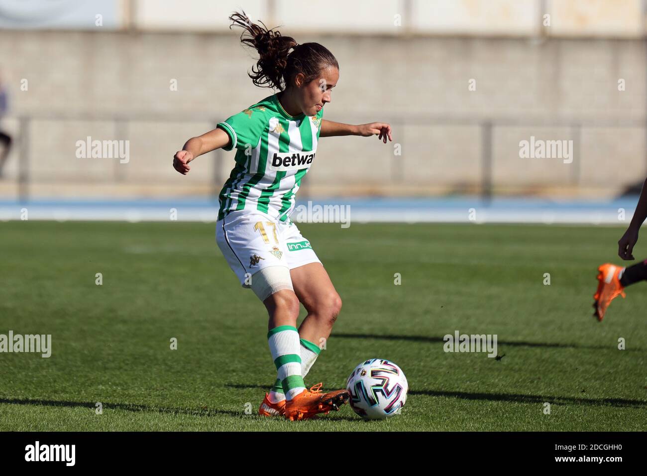 Sevilla, Spain. 21st Nov, 2020. Rosa Marquez of Real Betis in action during  the Primera Iberdrola match between Real Betis and Real Madrid at Ciudad  Deportiva Luis del Sol in Sevilla, Spain.
