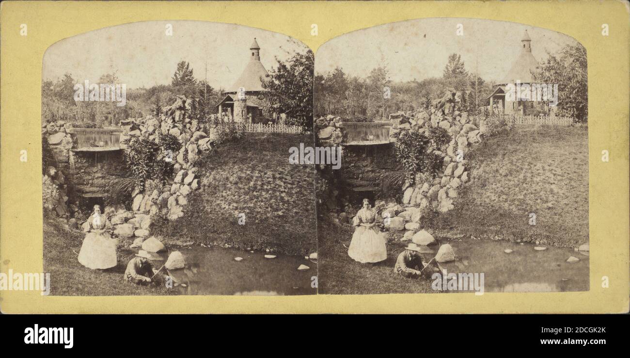 Entrance to Llewellyn Park, Orange, N.J., Dams, Leisure, Guardhouses