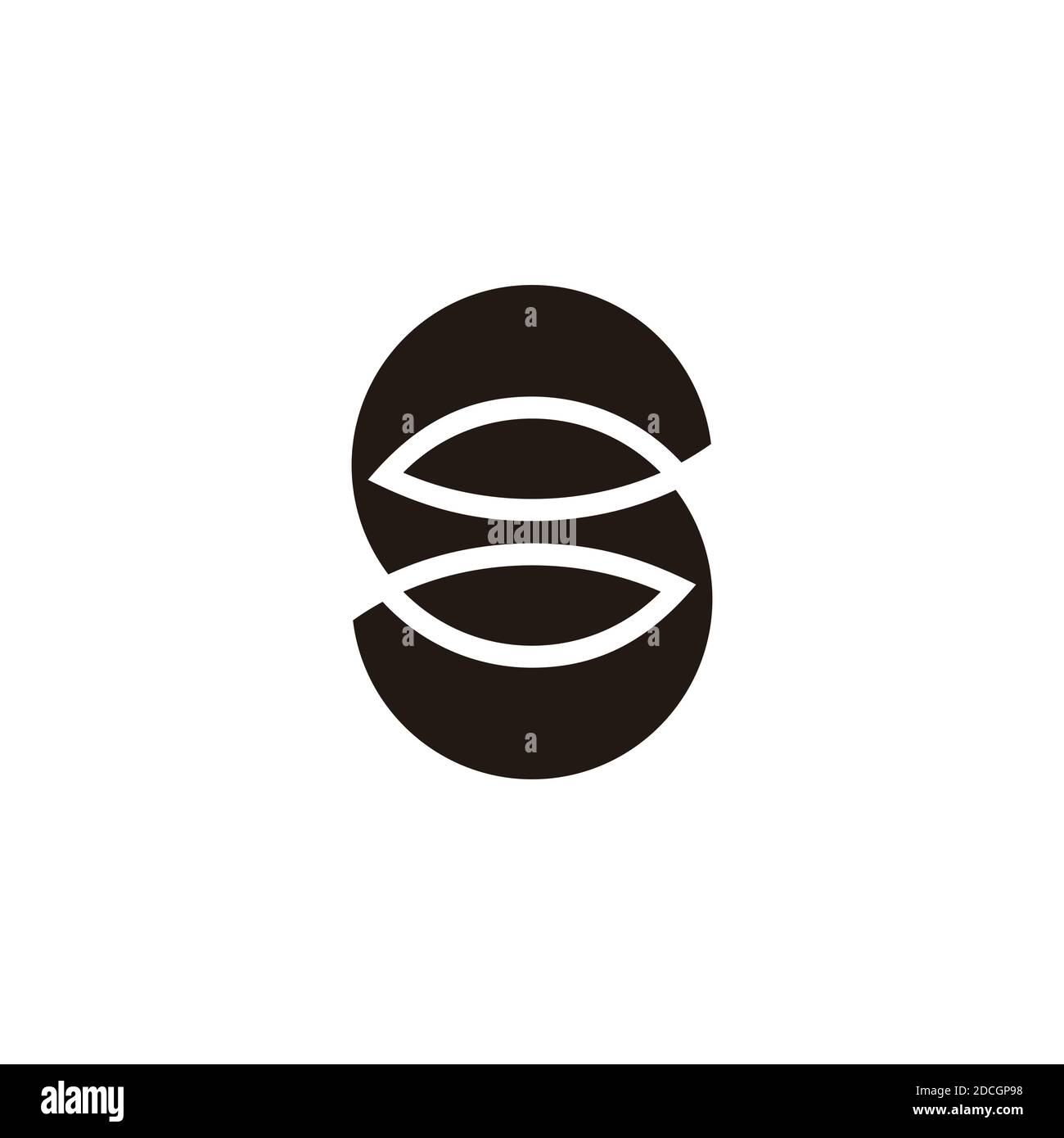 letter s abstract geometric simple logo vector Stock Vector Image & Art ...