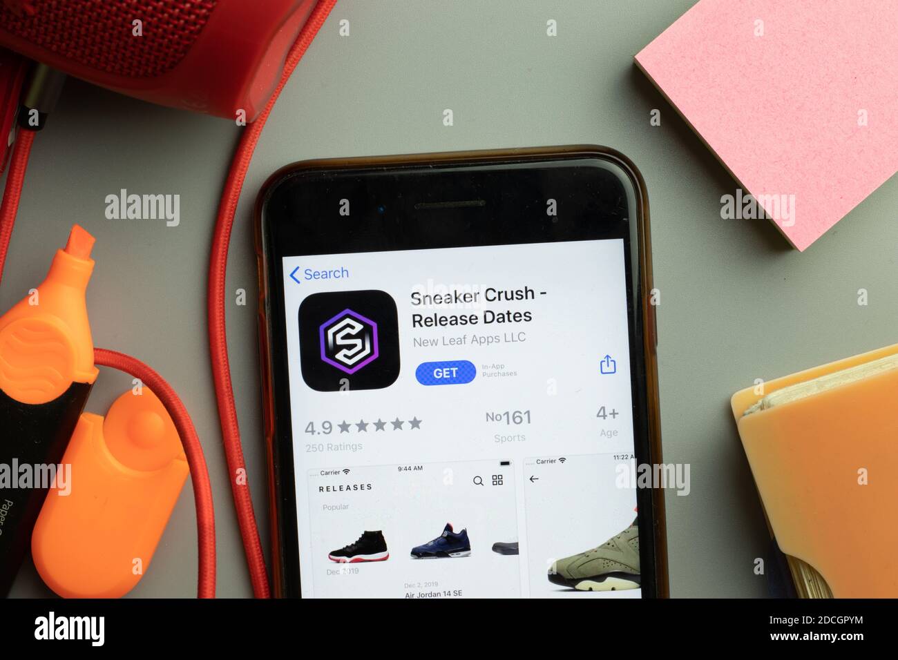 sneaker release line