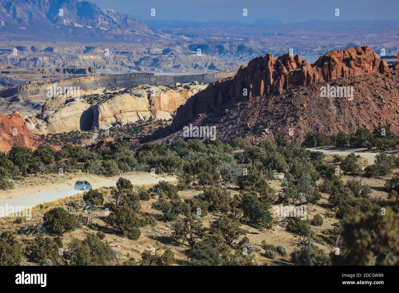 The famous Utah byways of Notom Road and the Burr Trail offer
