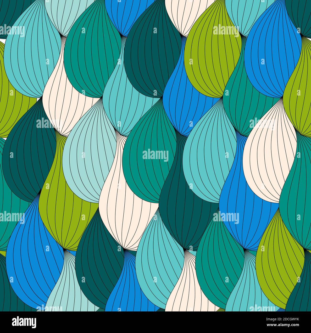 Abstract Wave Seamless Pattern Background. Illustration Stock Photo - Alamy