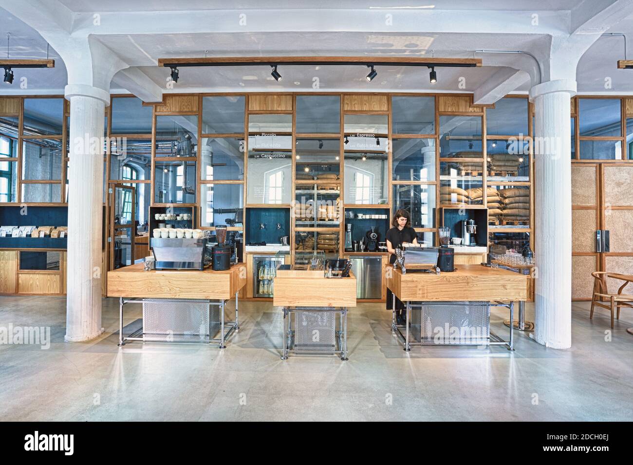 Germany / Berlin /Coffee Style /Bonanza Roastery Cafe in Berlin Stock