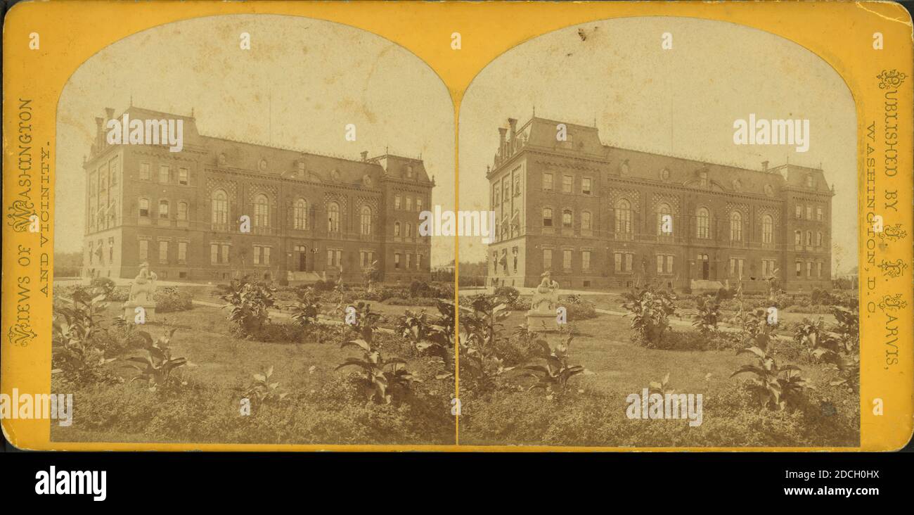 The Agricultural Department., Jarvis, J. F. (John F.) (b. 1850), 1865, Washington (D.C Stock Photo