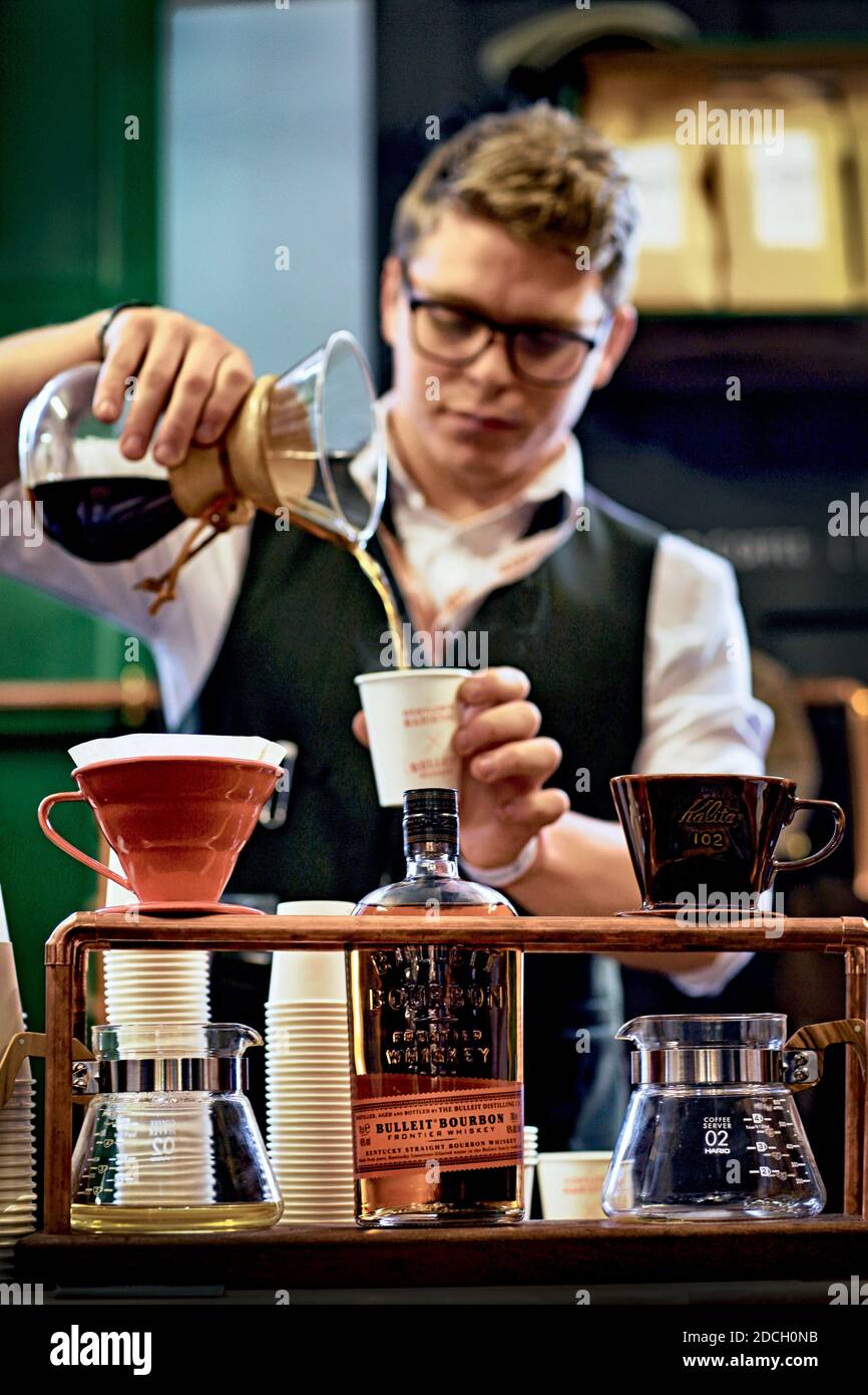 Great Britain / England /. London /Coffee Style /Bourboninfused coffee