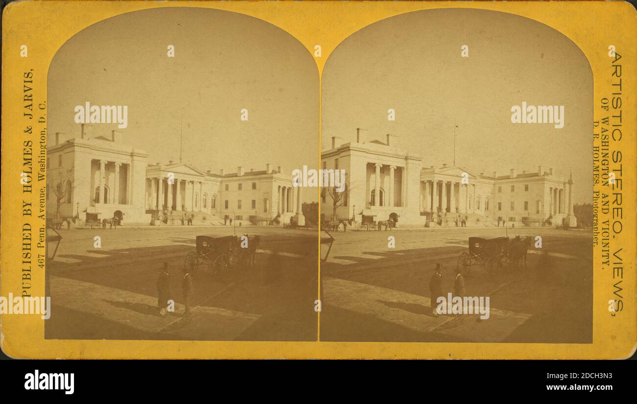 City Hall., Holmes & Jarvis, 1860, Washington (D.C Stock Photo