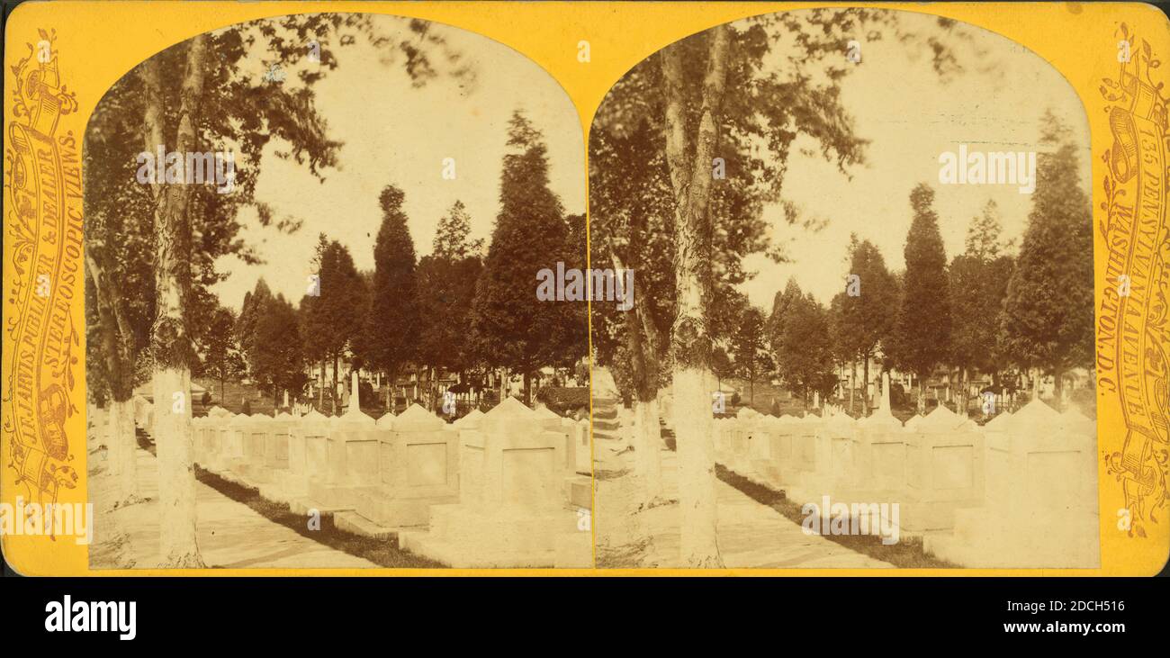 Congressional Cemetery., Totherick, E., Jarvis, J. F. (John F.) (b. 1850), 1875, Washington (D.C Stock Photo
