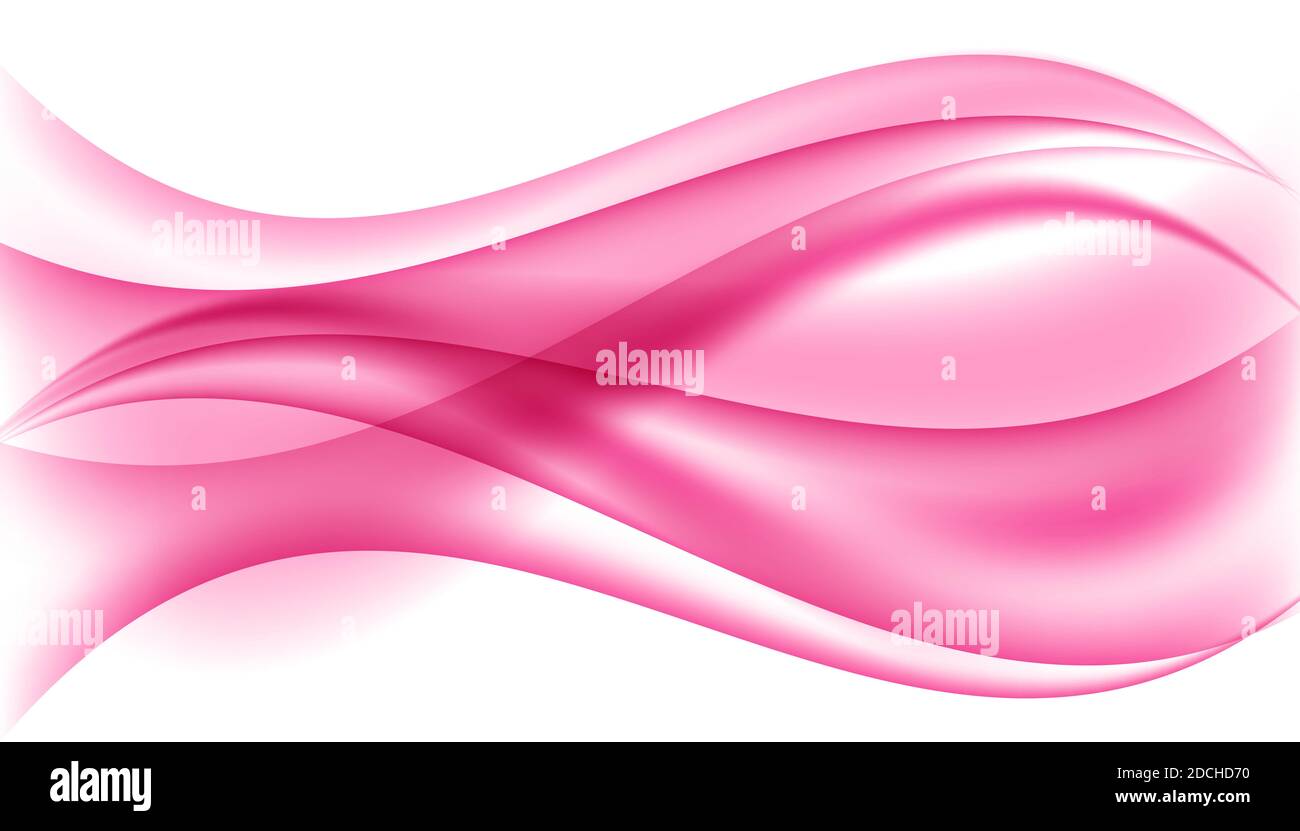 Abstract Wave on White Background. Illustration Stock Photo - Alamy