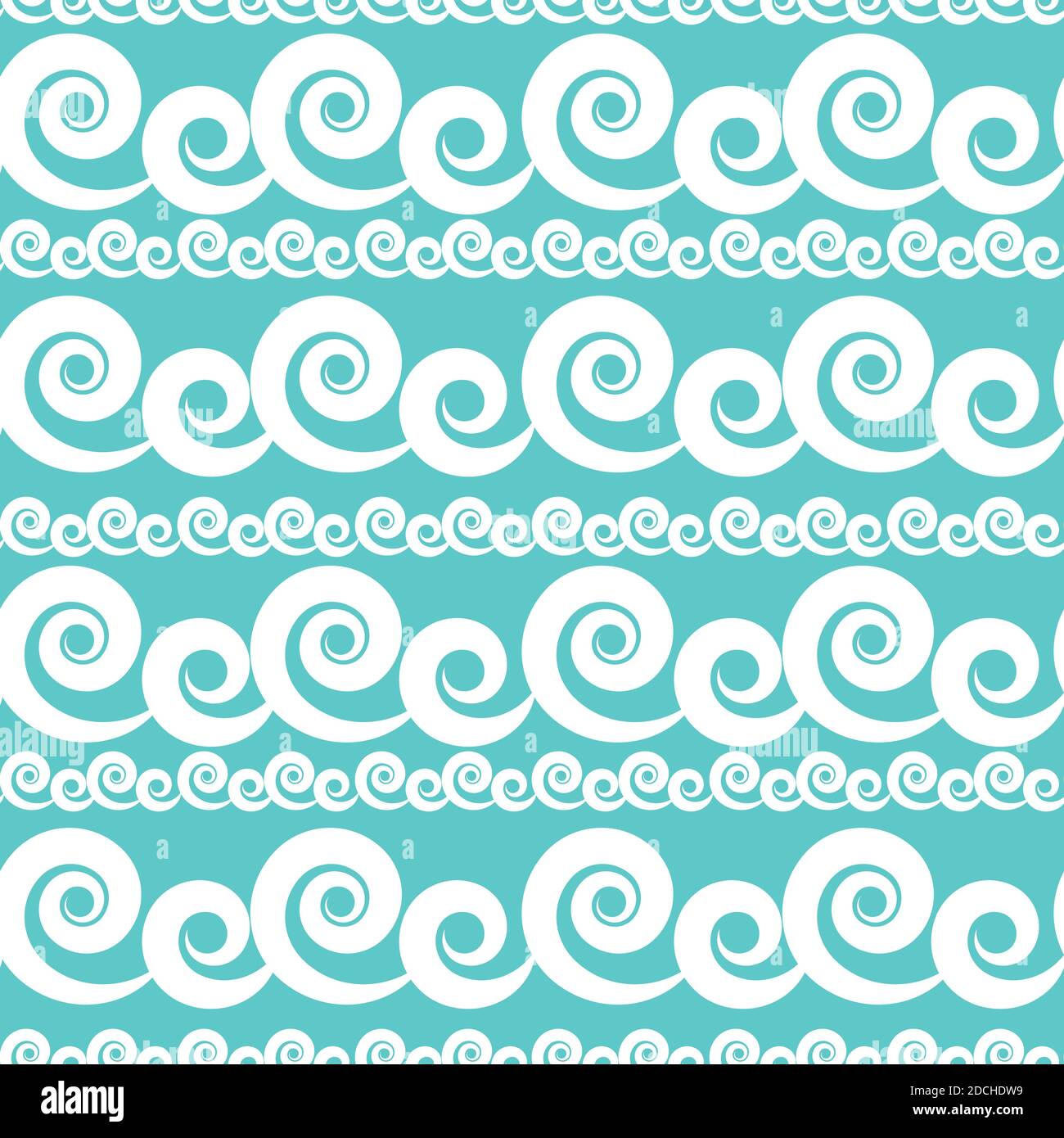 Abstract Wave Seamless Pattern Background. Illustration Stock Photo - Alamy