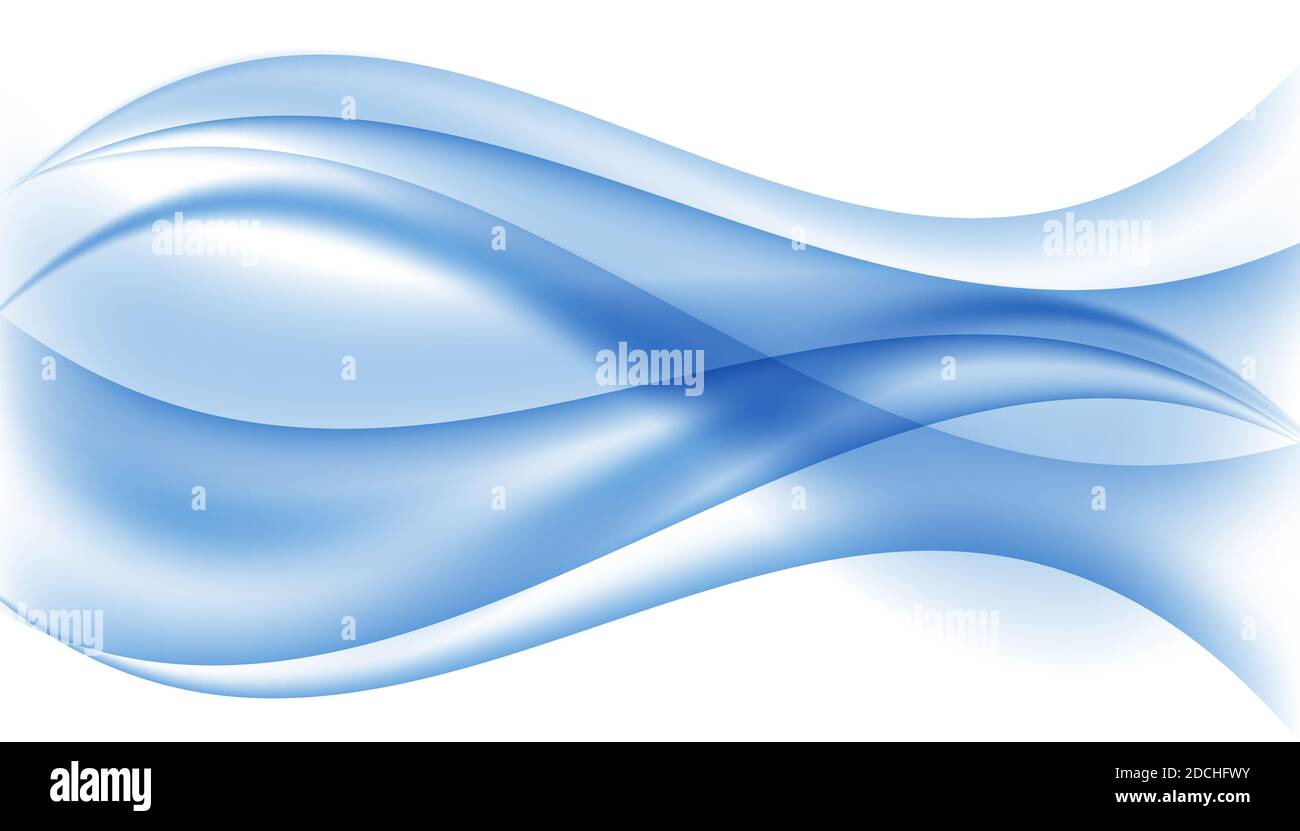 Abstract Wave on White Background. Illustration Stock Photo - Alamy