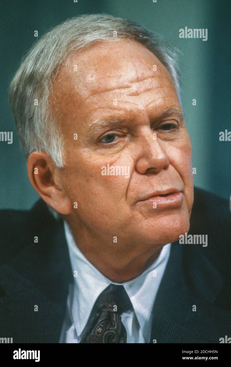 WASHINGTON, DC, USA, SEPTEMBER 8, 1993 U.S. Senator Bob Packwood (R