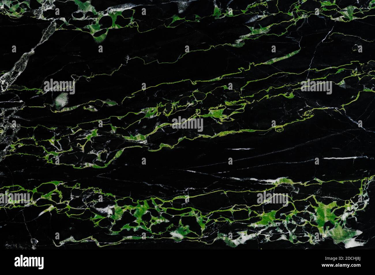 Black and green natural marble flat surface close-up texture Stock ...