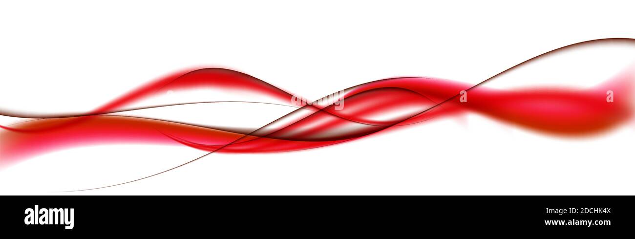 Abstract Wave on White Background. Illustration Stock Photo - Alamy