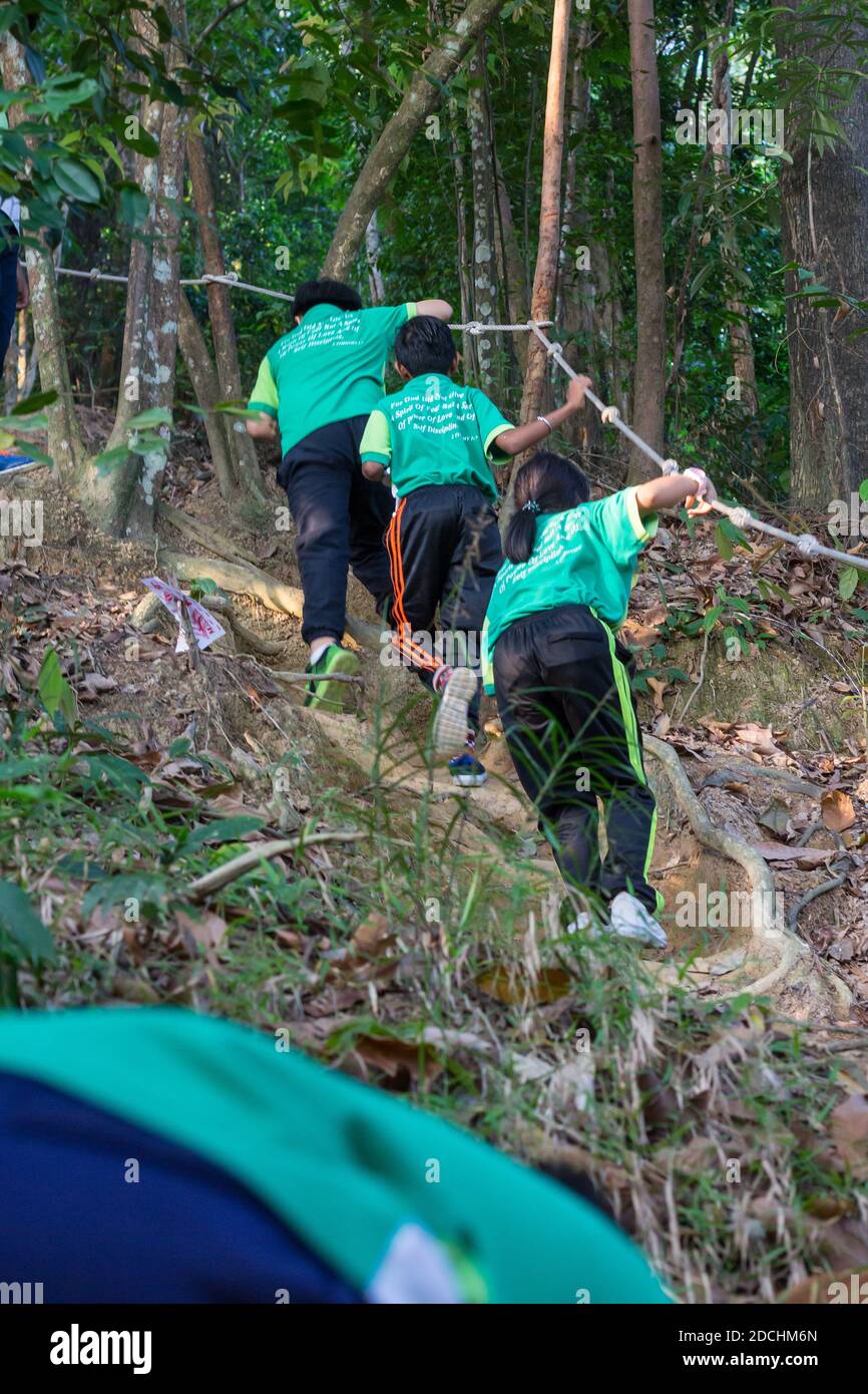 Taken during school activity while on nature walk. Stock Photo