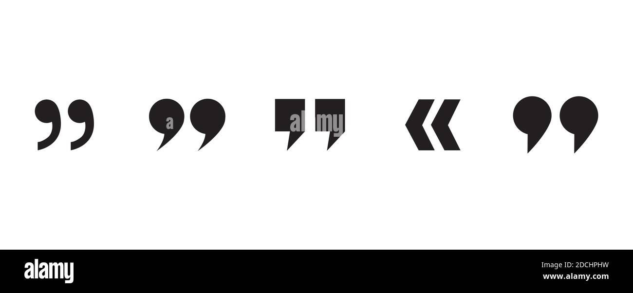 Quotation marks hires stock photography and images Alamy