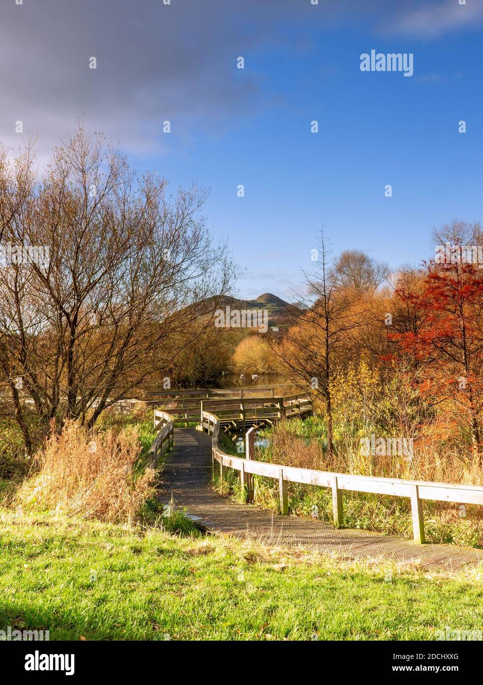 Arthur Seat Views From Figgate Park Edinburgh Scotland UK Stock Arthur Seat Views From Figgate Park Edinburgh Scotland UK Stock