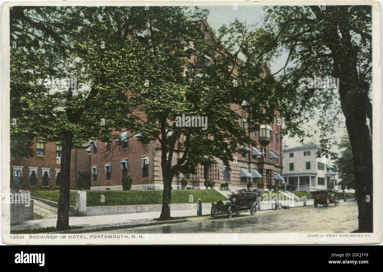Old Rockingham Hotel Rockingham Hotel, Portsmouth, N.H., still image, Postcards, 1898 - 1931 ...