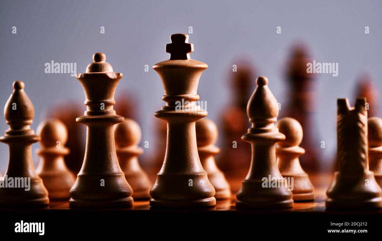 Chess, Free Stock Photo, Closeup of chess king and queen