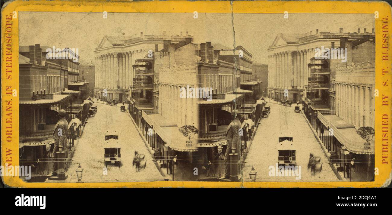 St. Charles hotel., still image, Stereographs, 1850 - 1930, Blessing, S. T Stock Photo