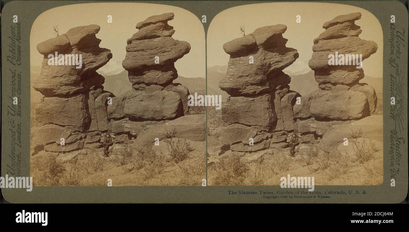 The Siamese Twins, Garden of the Gods, Colorado, U.S.A., still image