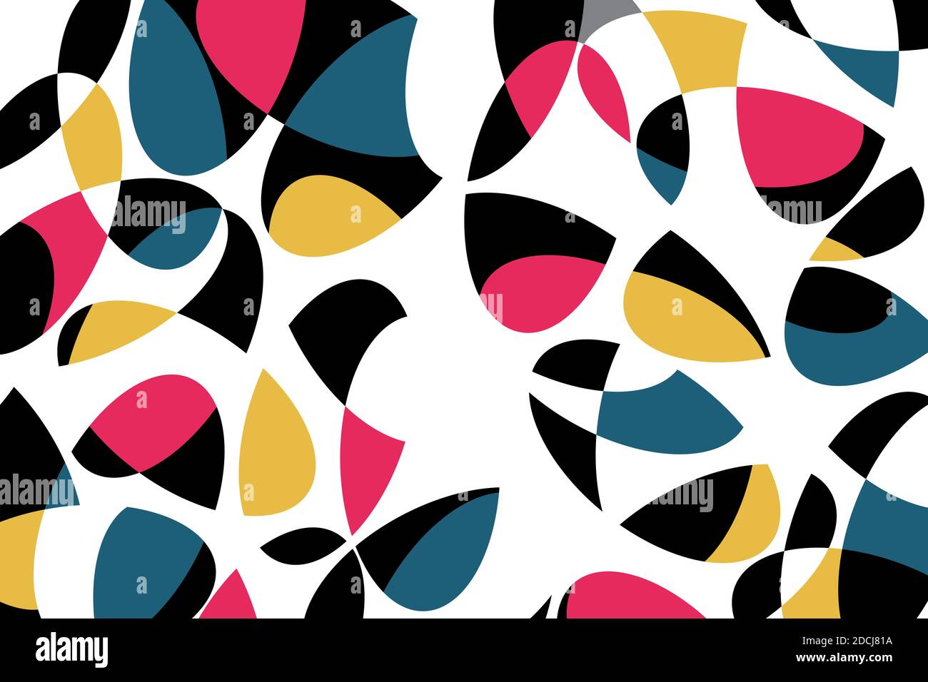 Abstract background pattern made with colorful circular geometric ...