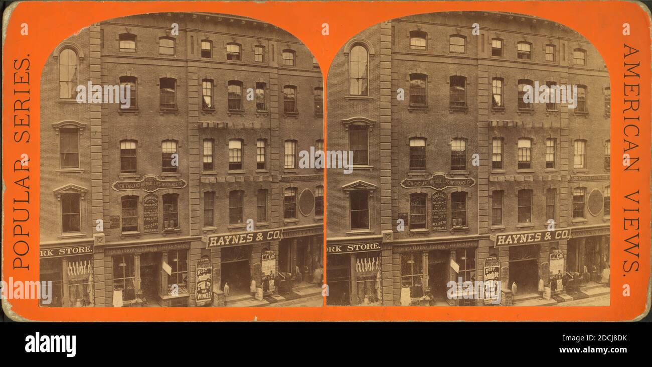 Opera House block, Main Sreet., still image, Stereographs, 1850 1930