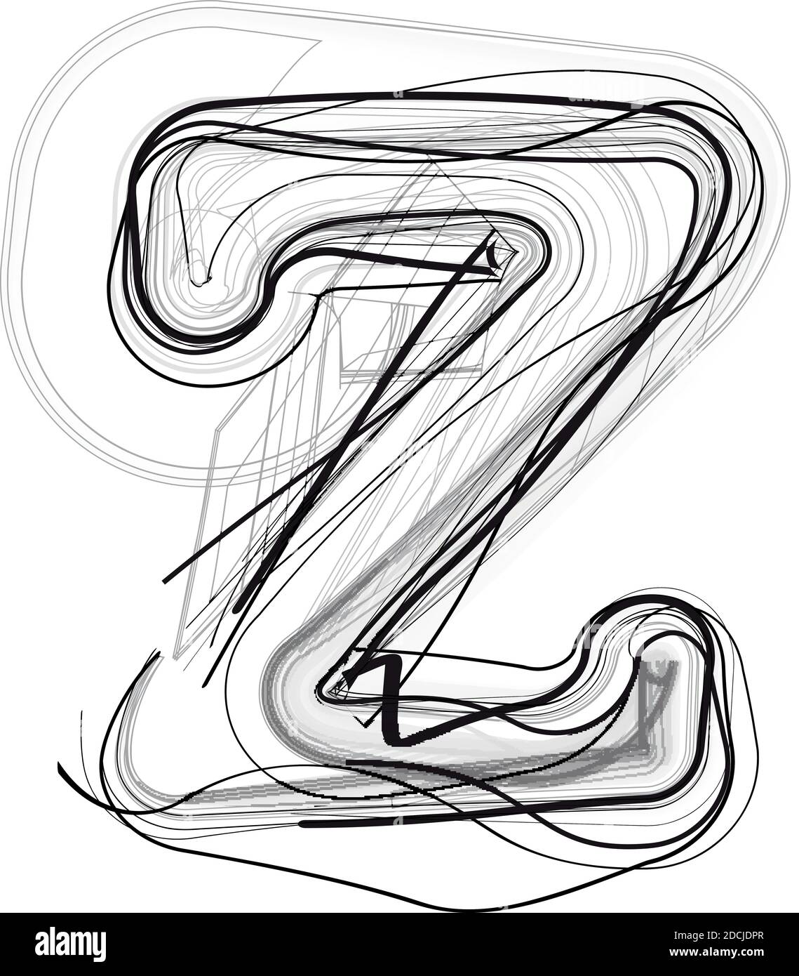 Letter z lowercase Stock Vector Images - Alamy