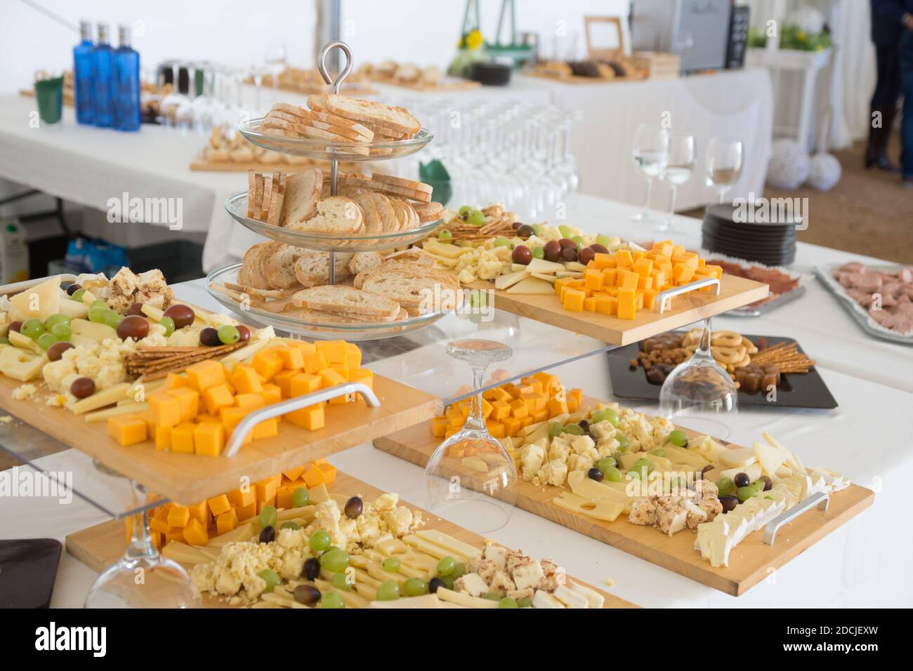Closeup detail of buffet starters Stock Photo - Alamy