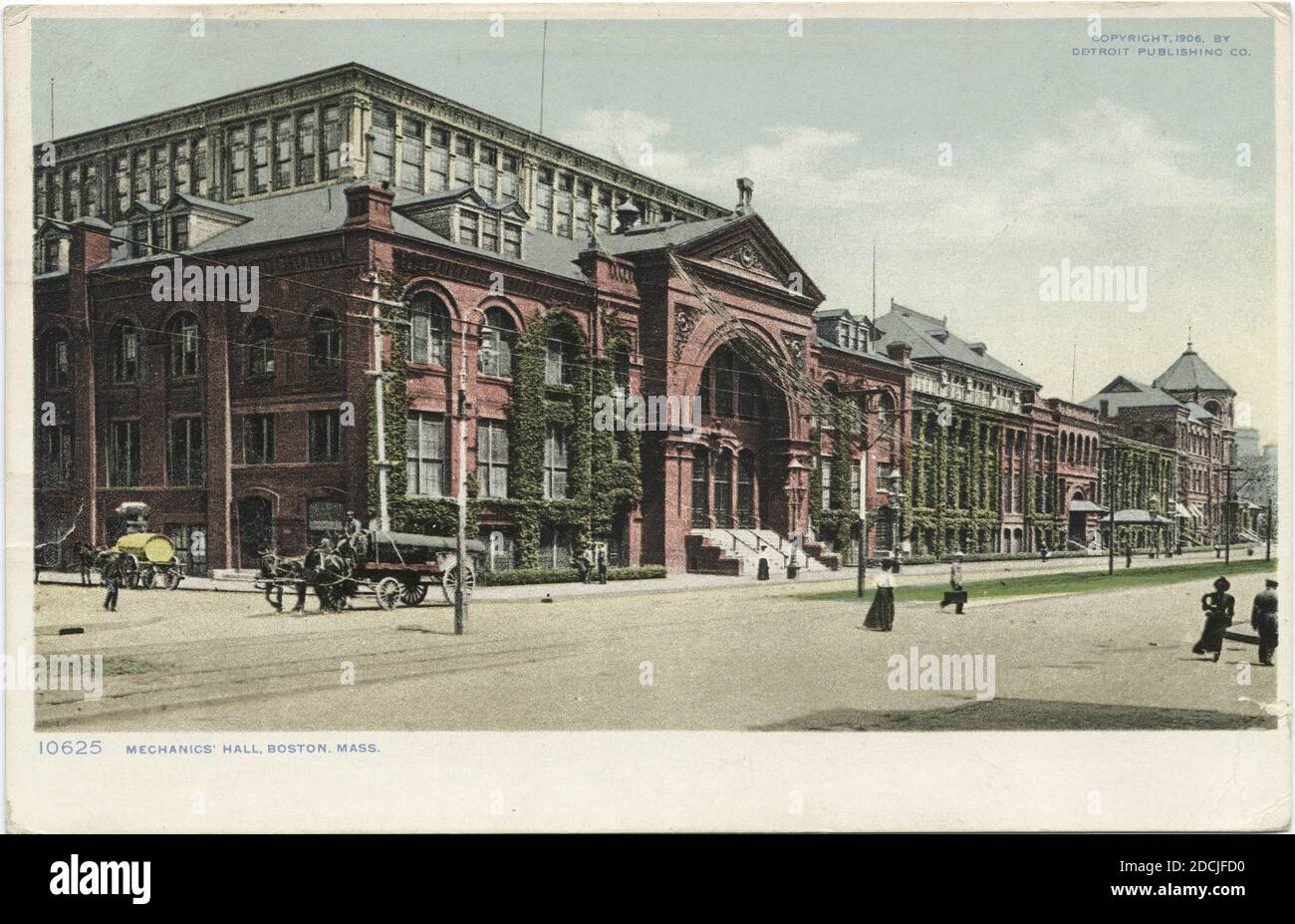 Mechanics Hall, Boston, Mass., still image, Postcards, 1898 1931