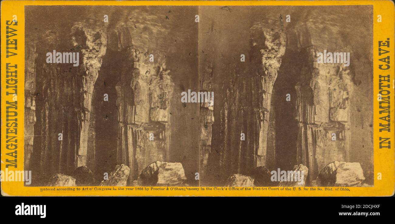 Corinthian Columns., still image, Stereographs, 1866, Waldack, Charles Stock Photo