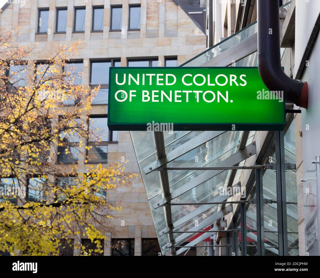 NURNBERG,GERMANY: Benetton store entrance. Benetton Group S.p.A. is a  global fashion brand, based in Ponzano Veneto, Italy Stock Photo - Alamy