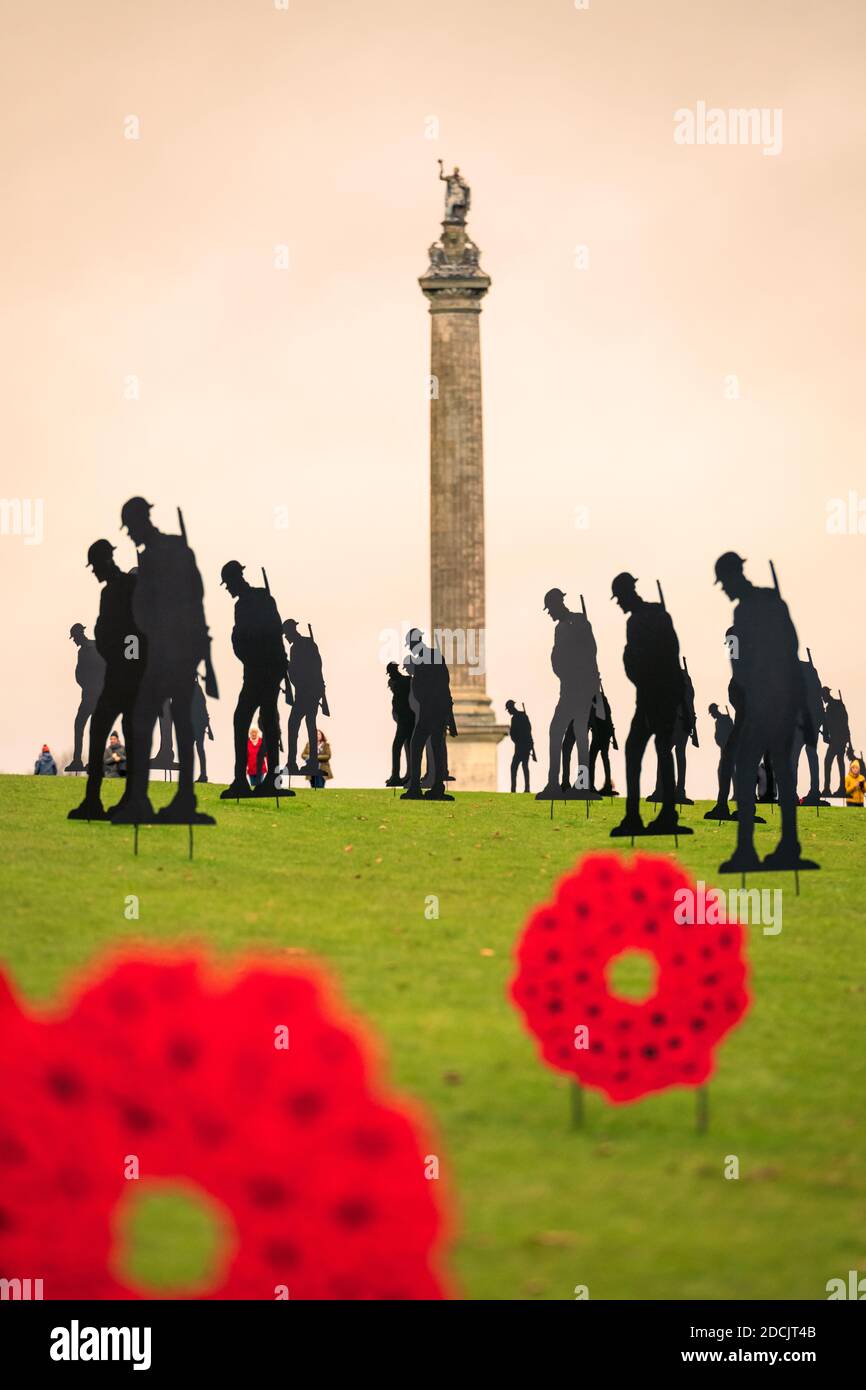 Armistice At Blenheim Palace, Oxfordshire, UK. The Standing With Giants ...