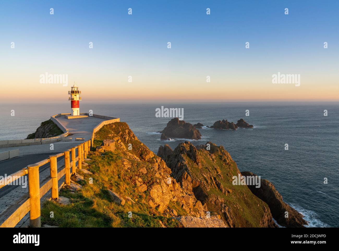 the-cabo-ortegal-lighthouse-on-the-coast-of-galicia-at-sunrise-stock