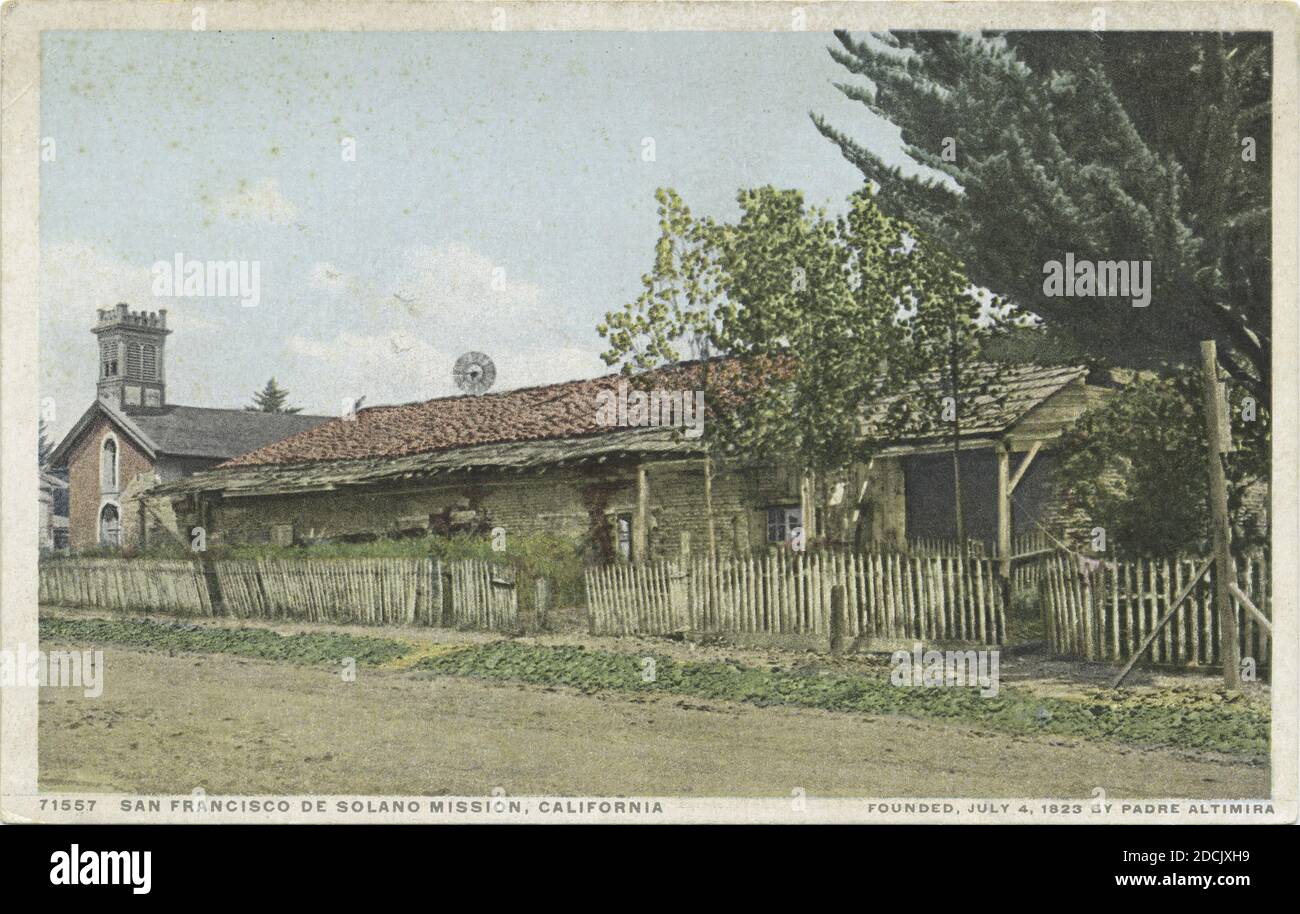 Mission san francisco solano hi-res stock photography and images - Alamy