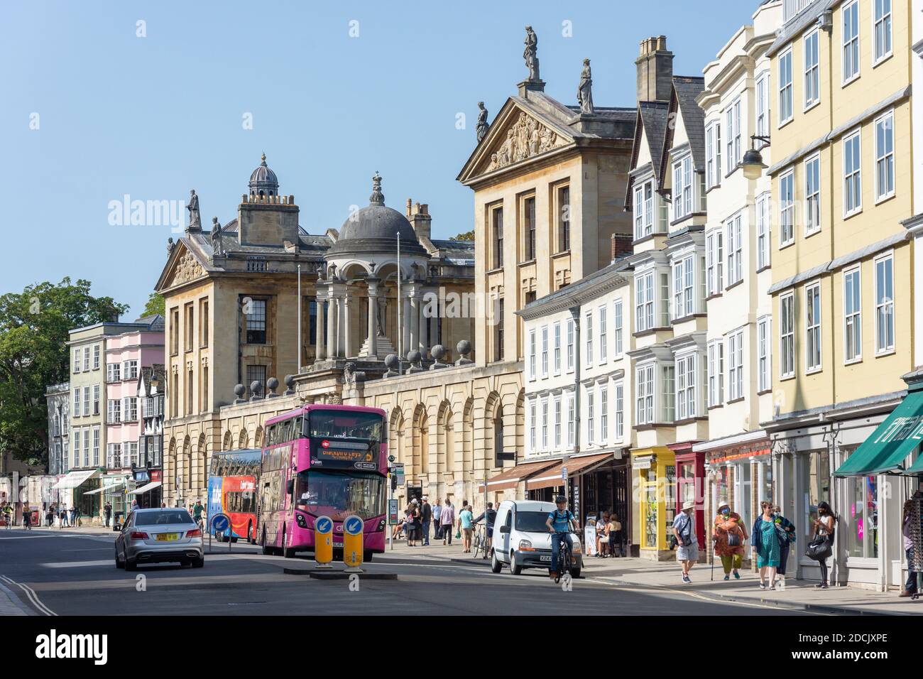 The Queen's College, High Street, Oxford, Oxfordshire, England, United Kingdom Stock Photo