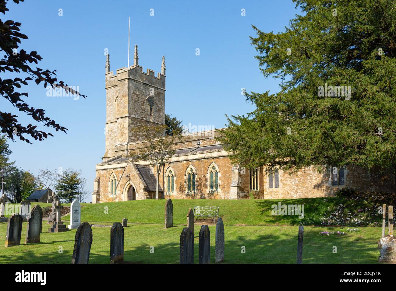 St Andrew's Church, Station Road, Kingham, Oxfordshire, England, United Kingdom Stock Photo Alamy