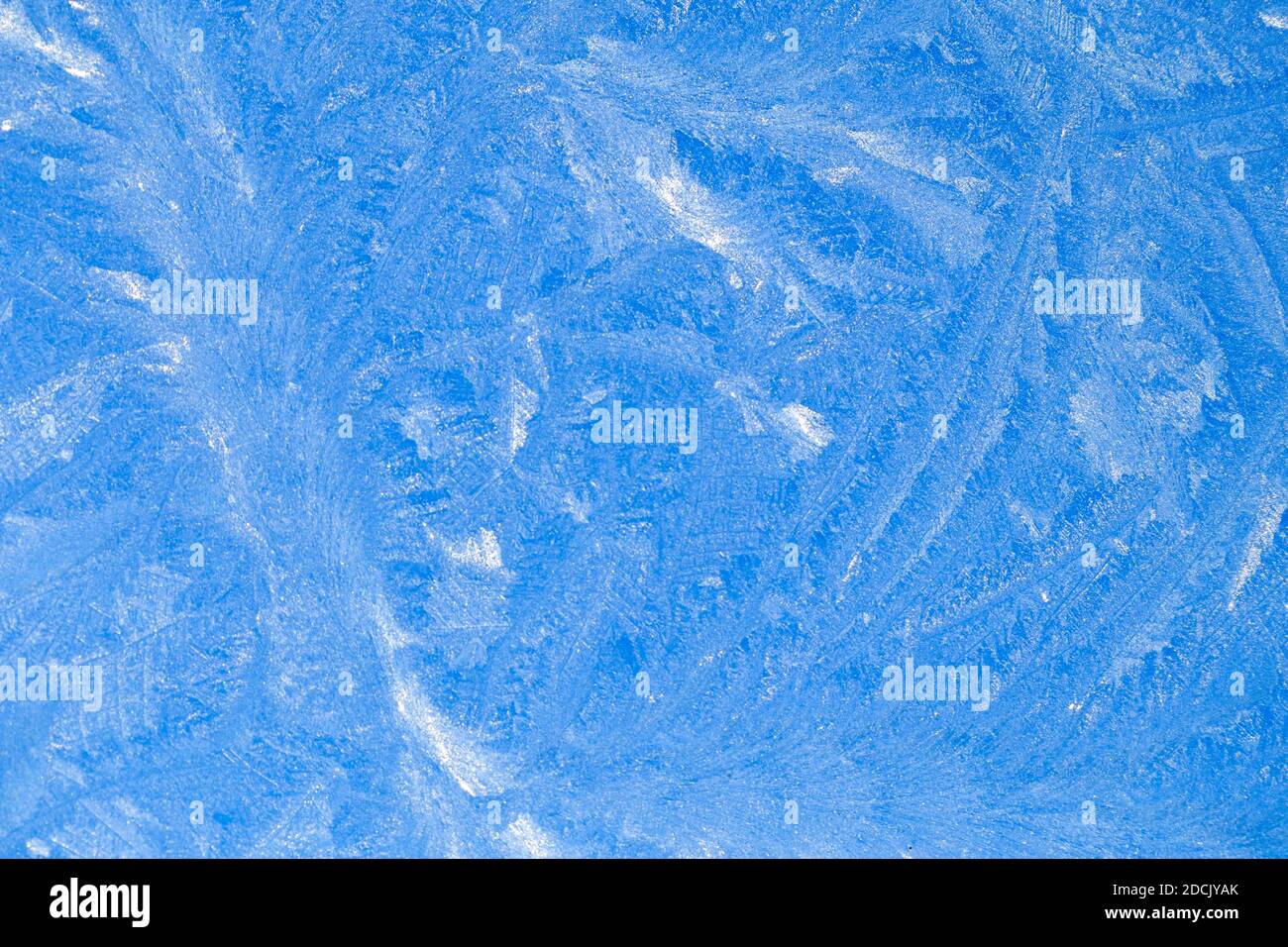 Ice pattern on a window Stock Photo